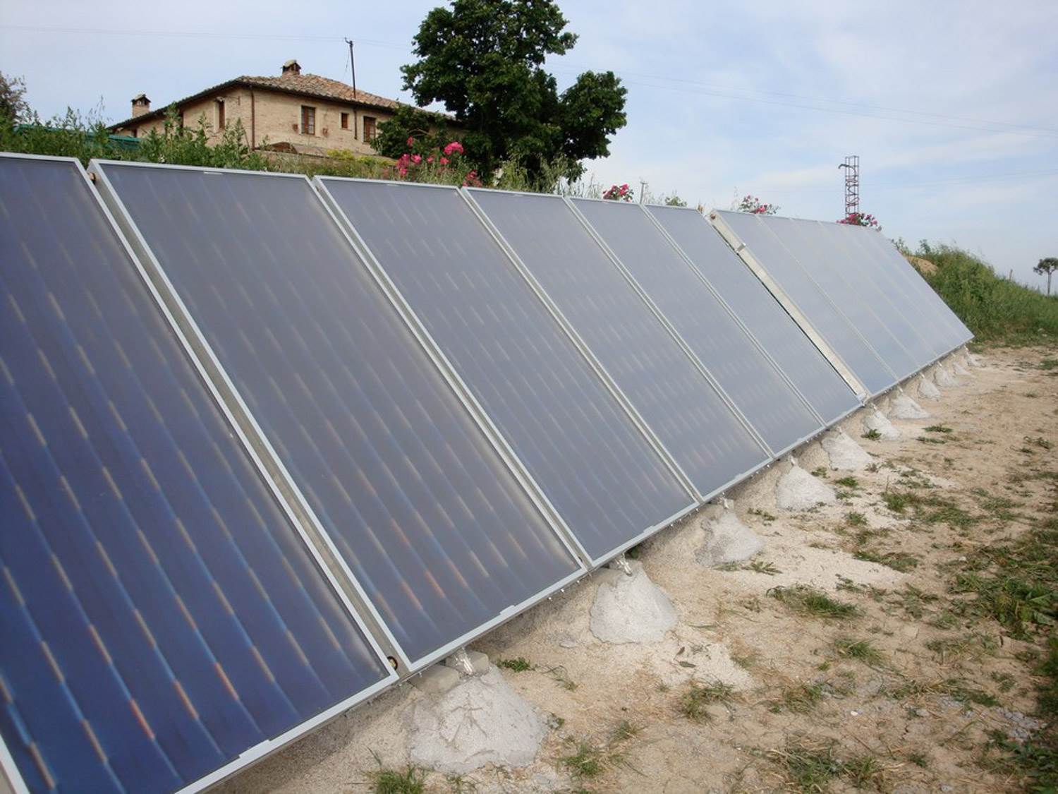 Installazione dell’impianto solare termico